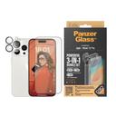PanzerGlass Apple iPhone 15 Pro 2023 6.1" ULTIMATE PROTECTION 3in1 Bundle ClearCase w/ D3O +UWF Screen Protector + Camera Lens Protector - SW1hZ2U6MTU5MDM1OQ==