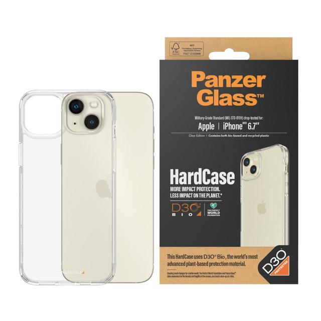 غلاف ايفون 15 بلس صلب بينزر غلاس PanzerGlass BioBased HardCase for Apple iPhone 15 Plus - SW1hZ2U6MTU5MDU2NA==