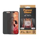 شاشة حماية ايفون 15 للخصوصية بينزر غلاس PanzerGlass UltraWide Privacy Screen Protector for Apple iPhone 15 - SW1hZ2U6MTU5MDMzNQ==