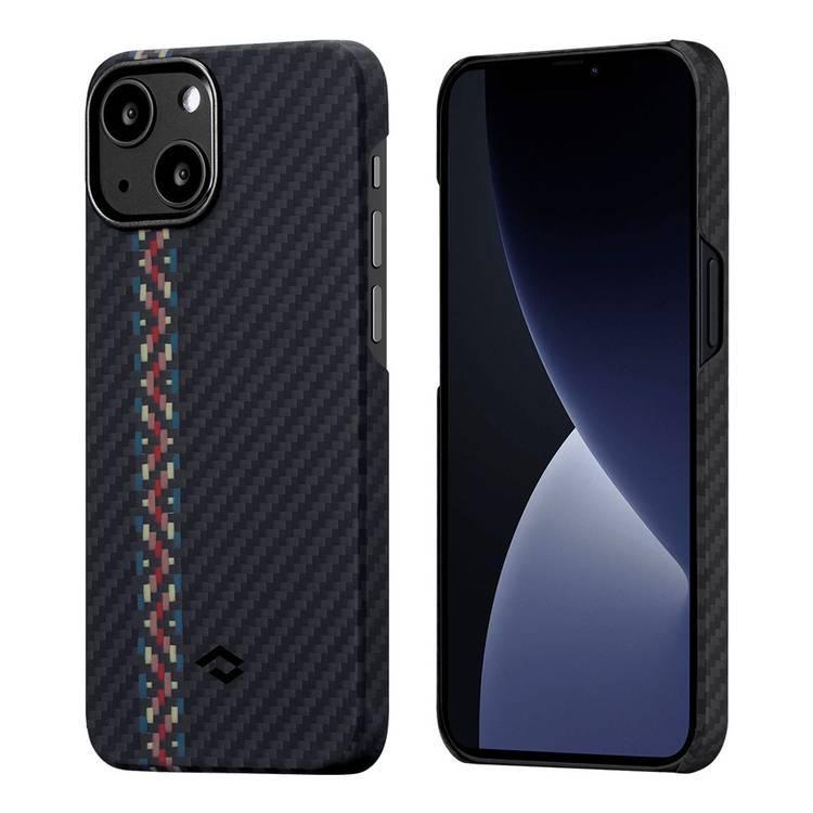 كفر ابل 13 برو مغناطيسي يدعم ماغ سيف أسود من بيتاكا Pitaka Fusion Weaving Case for iPhone 13 Pro