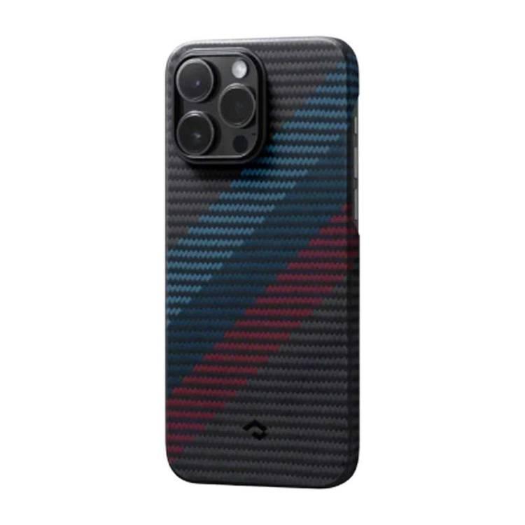 Pitaka Fusion Weaving MagEZ Case 3 for iPhone 14 Pro ( 6.1" ) - Black/Blue