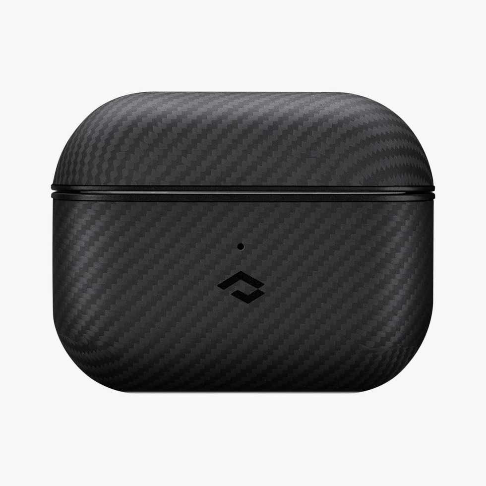 كفر ايربودز 3 مغناطيسي يدعم ماغ سيف لون أسود من بيتاكا Pitaka MagEZ Magsafe Airpods 3 Case