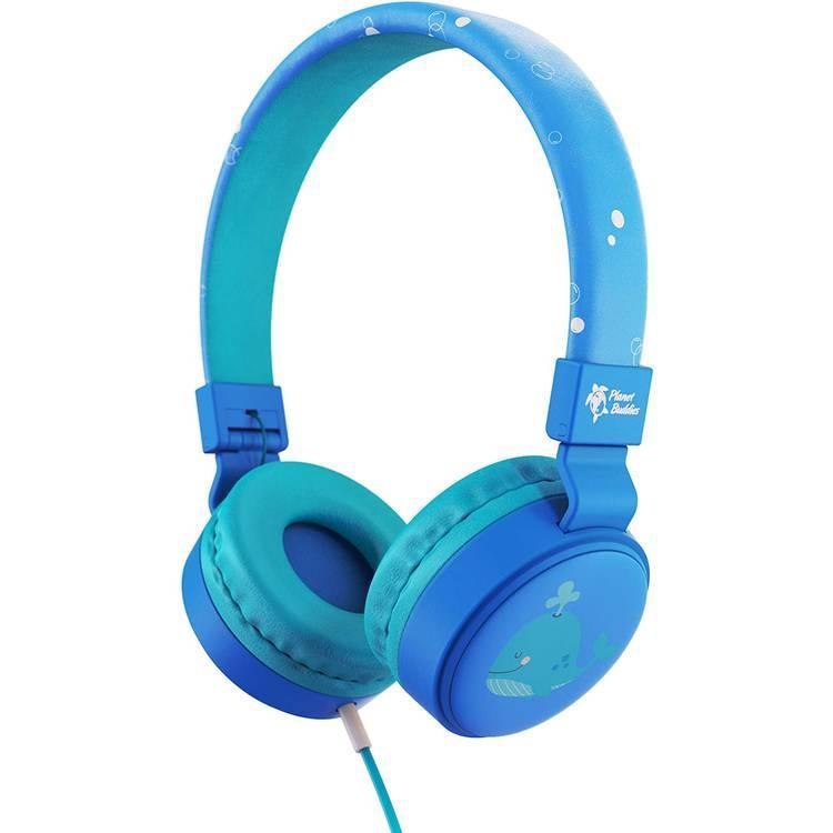 Planet Buddies Whale Wired Headphones - Blue