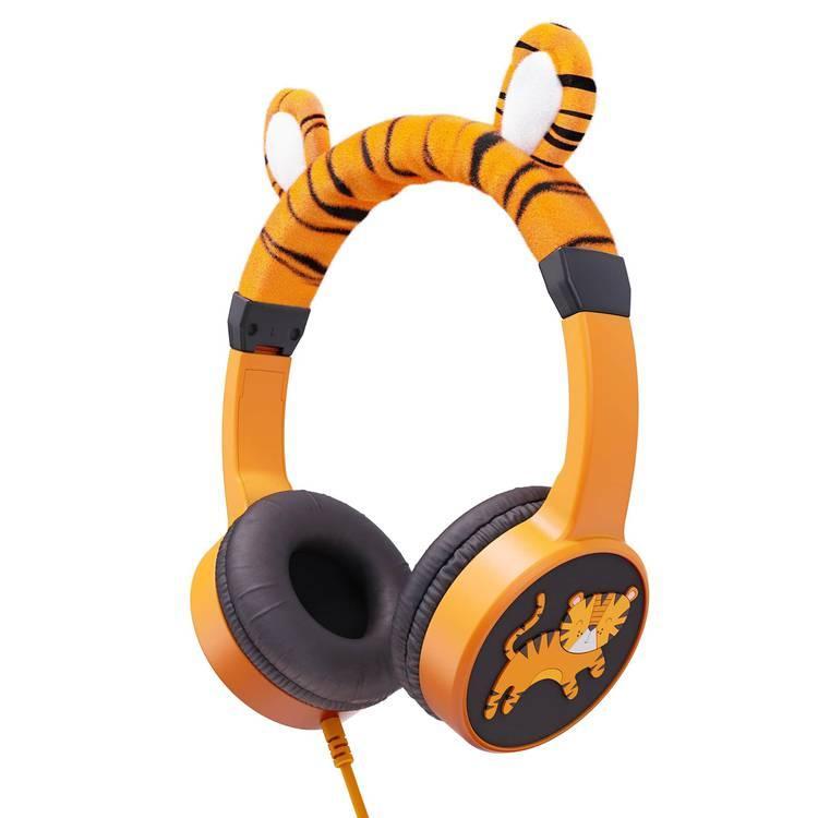 سماعات راس سلكية للأطفال لون أخضر من بلانيت باديز Planet BuddiesTiger Character Headphones Wired