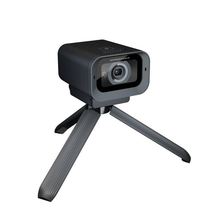 كاميرا ويب مباشر  2K 30fps بورودو قيمنق Porodo Gaming Auto Focus Web Cam with in-built Mic and Tripod