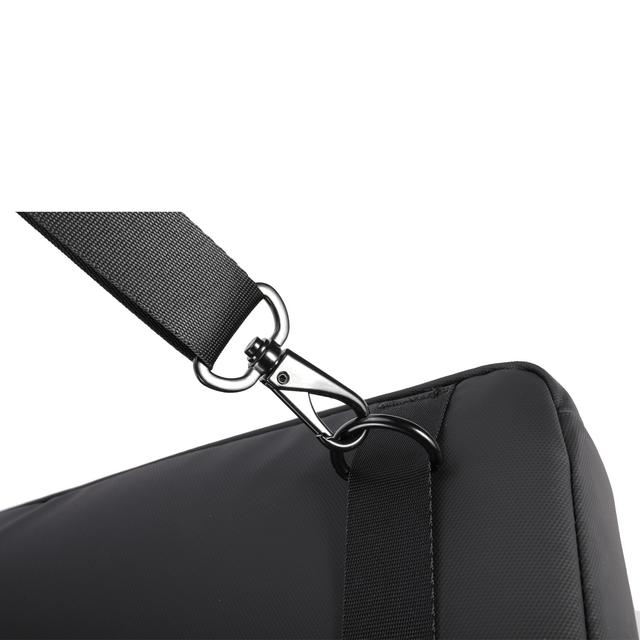 حقيبة لابتوب للكتف بورودو قيمنق أسود Porodo Gaming Water-Resistant PU Sling Bag With USB-C Port - SW1hZ2U6MTYxNDE2OA==