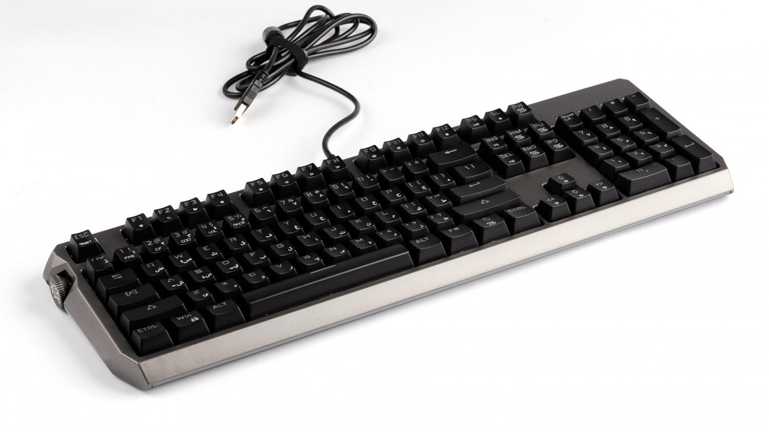 Porodo Gaming Wired Full Keyboard with Gateron Switch (Blue) - Black