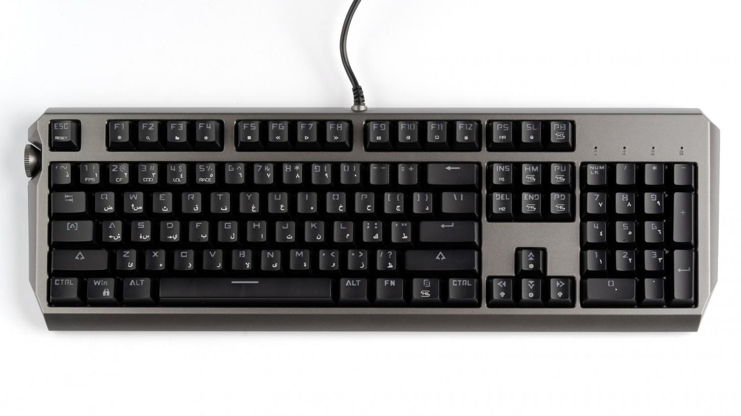 كيبورد قيمنق بمستشعر ضغطات عالي الدقة أسود بورودو Porodo Gaming Wired Full Keyboard with Gateron Switch (Red)
