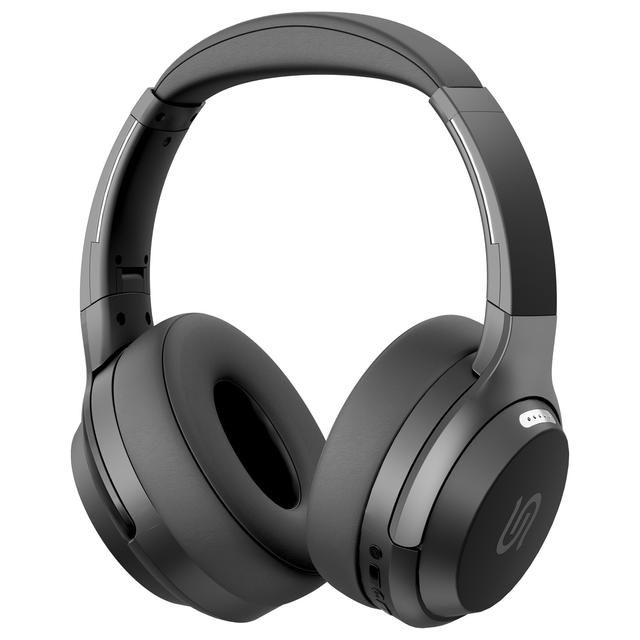 سماعات راس بلوتوث بورودو أسود Porodo Soundtec Eclipse Wireless Over-Ear Headphone - SW1hZ2U6MTYxMzQ5Nw==