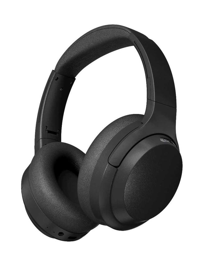 سماعات راس بلوتوث بورودو أسود Porodo Soundtec Eclipse Wireless Over-Ear Headphone - SW1hZ2U6MTYxMzUwMQ==
