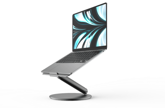 Powerology Rotatable Desktop Stand for Laptop - Dark Grey - SW1hZ2U6MTYxMjQwMg==