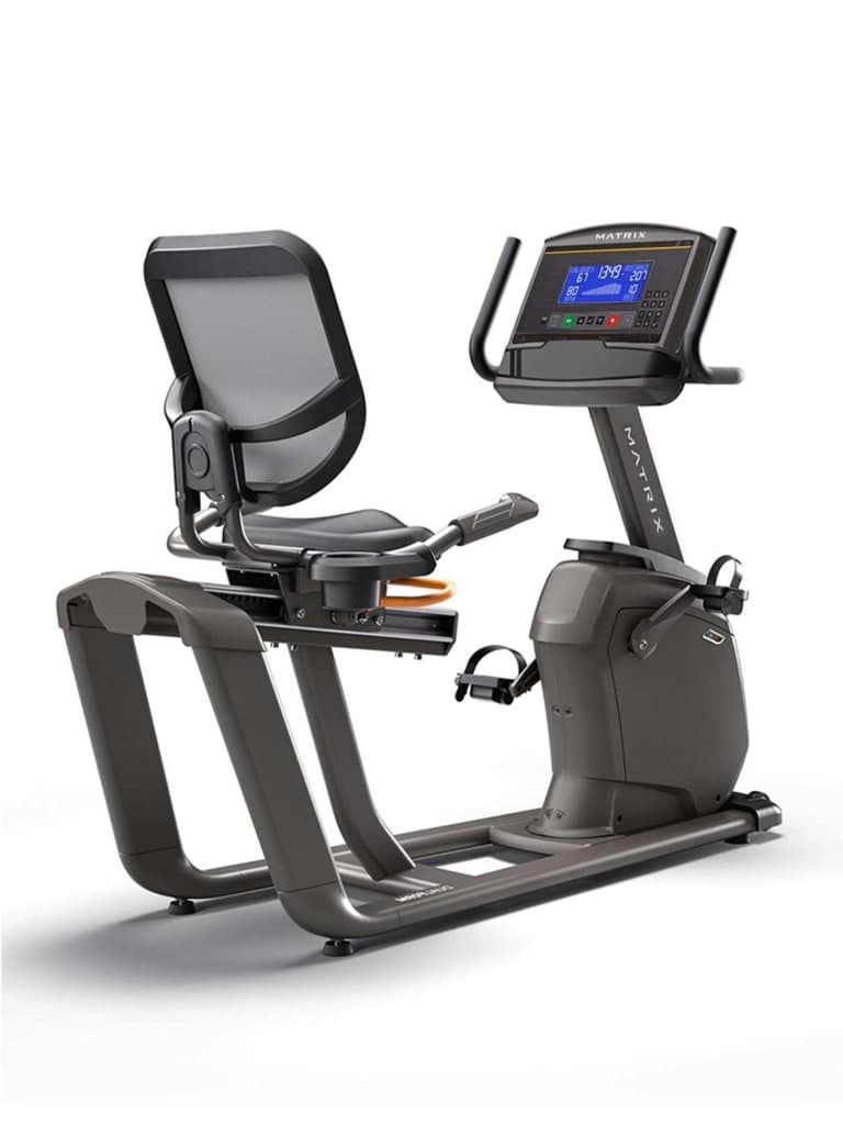 دراجة التمارين الرياضية الثابتة 20 مستوى مقاومة ماتريكس ار ثيرتي Matrix R30 Recumbent Bike Console XR Console