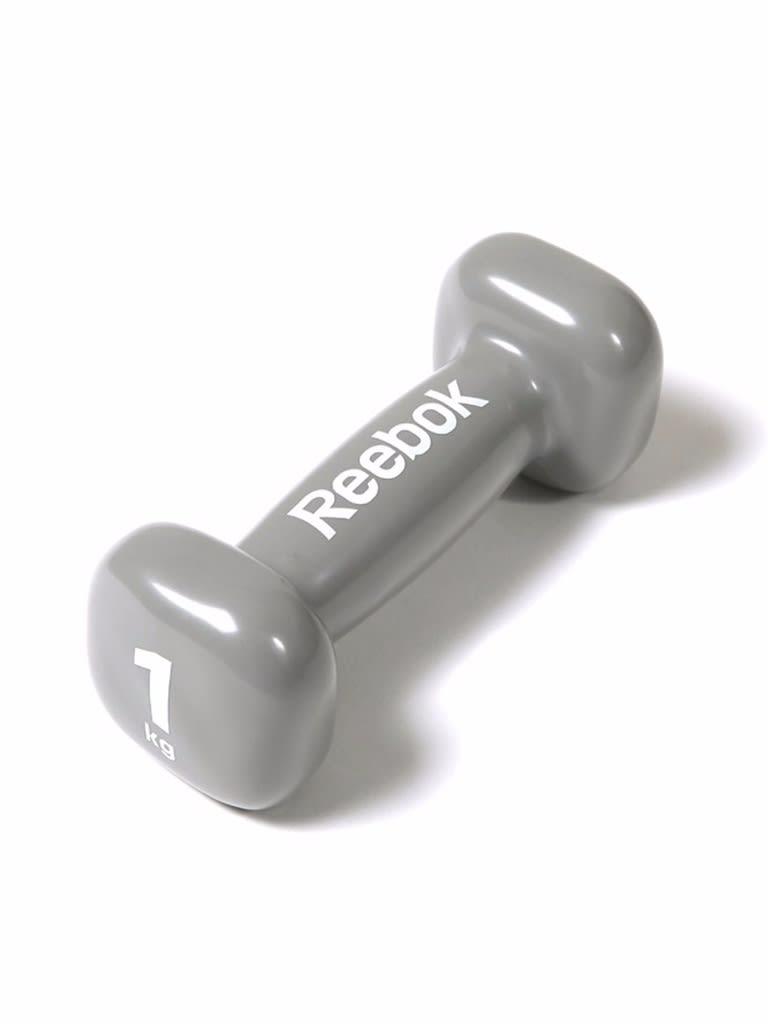 دمبل فردي 1 كجم لون رمادي من ريبوك فيتنس Reebok Fitness Dumbbell