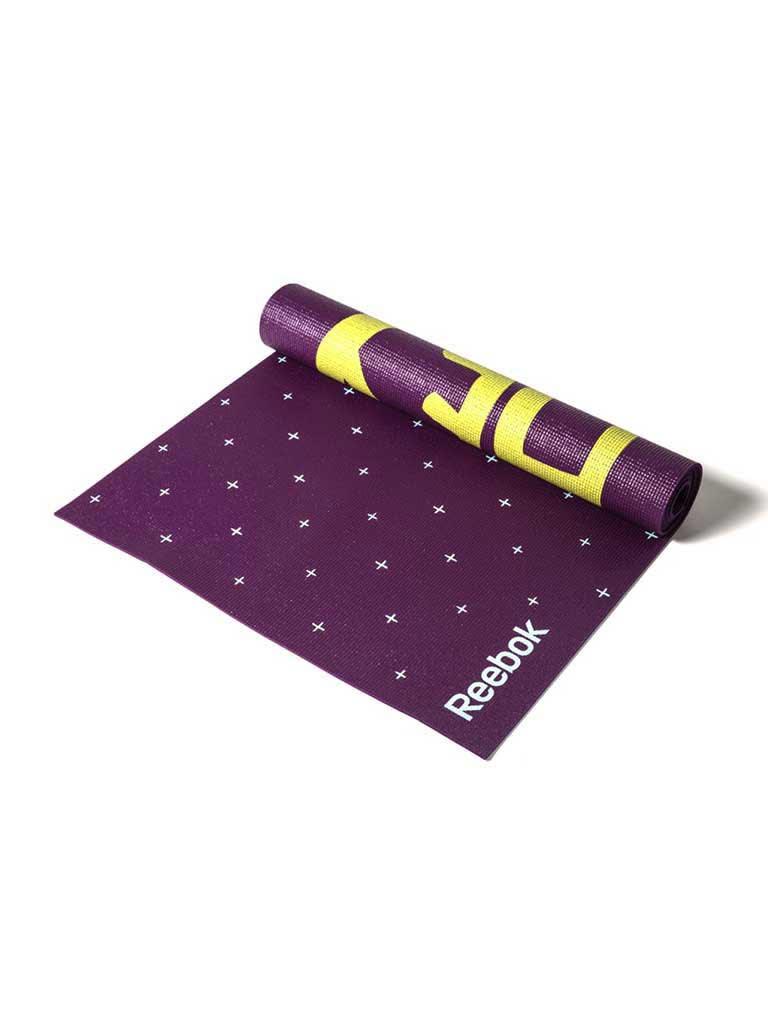 Reebok Fitness 4mm Double Sided Yoga Mat Size 4 mmColor Purple