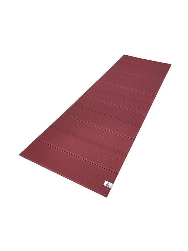 سجادة يوغا 61 × 15.5 سم قابلة للطي أحمر غامق ريبوك فيتنيس Reebok Fitness Folded Yoga Mat - 718810