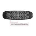 C120 RGB 7 Color Backlight Fly Air Mouse Wireless Backlit Keyboard G64 Rechargeable 2.4G Smart Remote control for Android Tv Box Keyboard Accessories