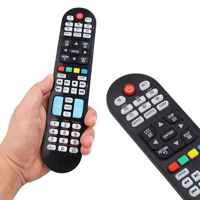 Universal Remote Control Compatible with Samsung TV, Replacement For all TV Remote LED LCD Plasma 3D Smart TVs Compatible with Sony TV, For LG TV - Black - SW1hZ2U6MTU5NzYyNQ==