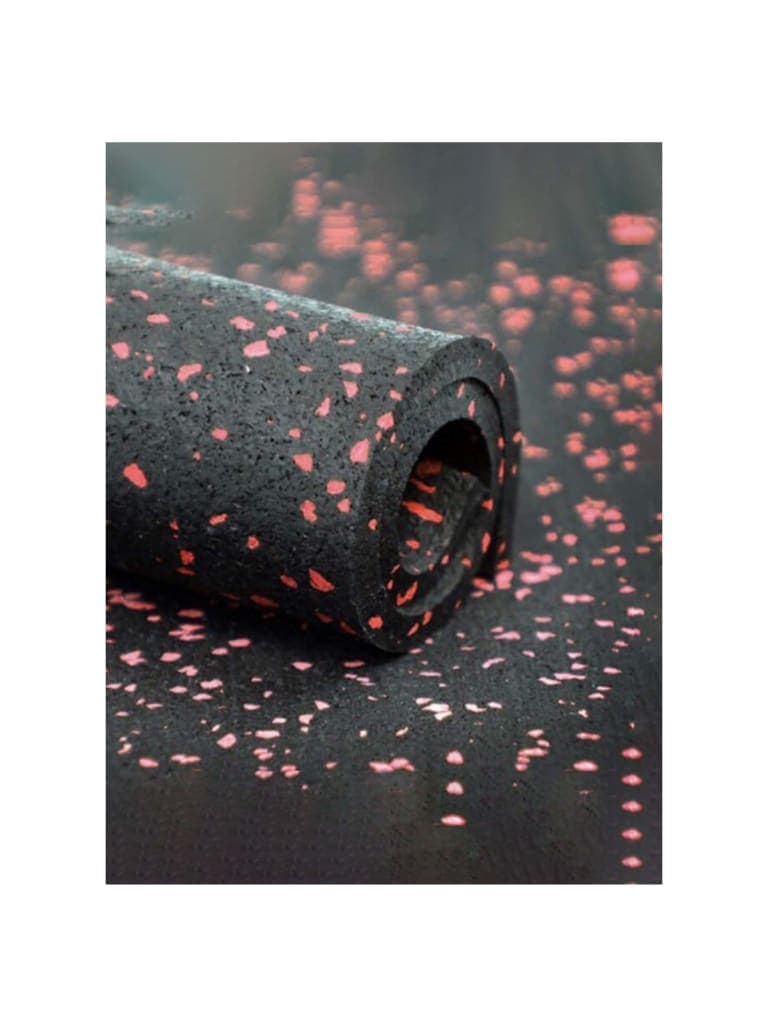 AC Rubber Flooring Rolls | 8mm Color Red