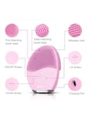 ARES ARES uLuna Facial Cleansing Brush Color Red