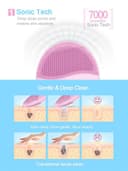 ARES ARES uLuna Facial Cleansing Brush Color Red