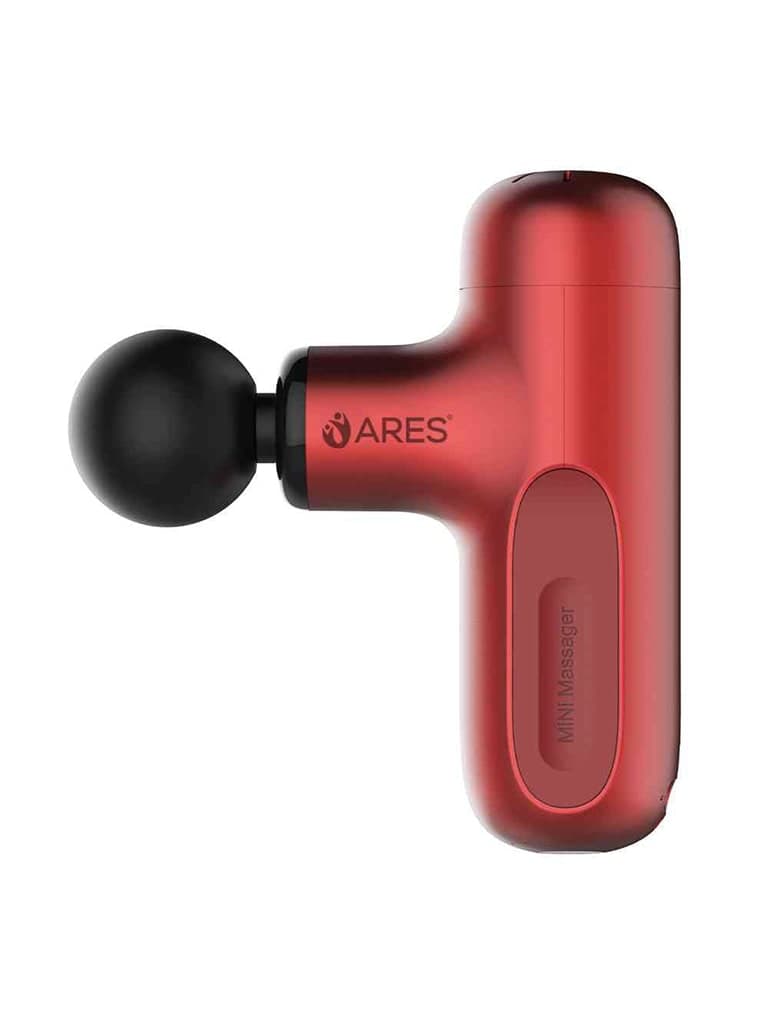 جهاز مساج 5 سرعات لون أحمر اريس ARES iCute Gun Massager