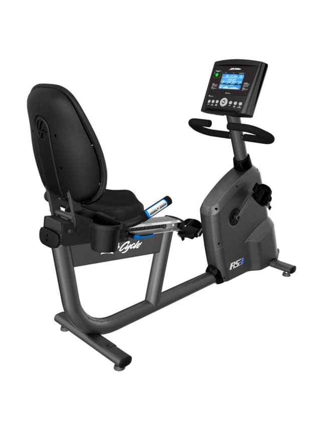 دراجة رياضية بدواسات غير قابلة للانزلاق لايف فتنس Life Fitness RS3 Recumbent Bike - 704783