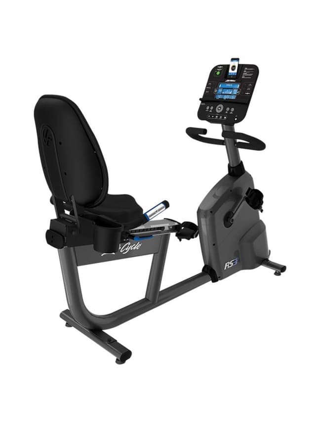 دراجة رياضية مع دواسات ذاتية التوازن لايف فتنسLife Fitness RS3 Recumbent Bike, - 704784