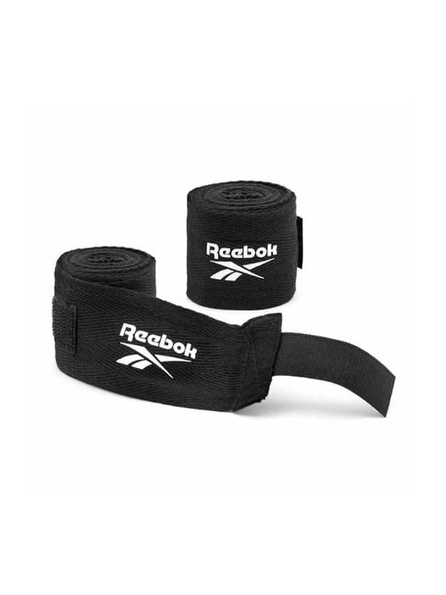 قفازات ملاكمة 12 أونصة مع لفافات يد 2.5 متر أسود وذهبي ريبوك فيتنيس Reebok Fitness Boxing Gloves + Wraps Set Color Gold/BlackSize 12 Oz - SW1hZ2U6MTU0NTgyMw==