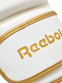 قفازات ملاكمة باللون الأبيض والذهبي مقاس 10ozمن فينتس ريبوك Reebok Fitness Retail Boxing Gloves Color Gold/WhiteSize 10 Oz - 312538