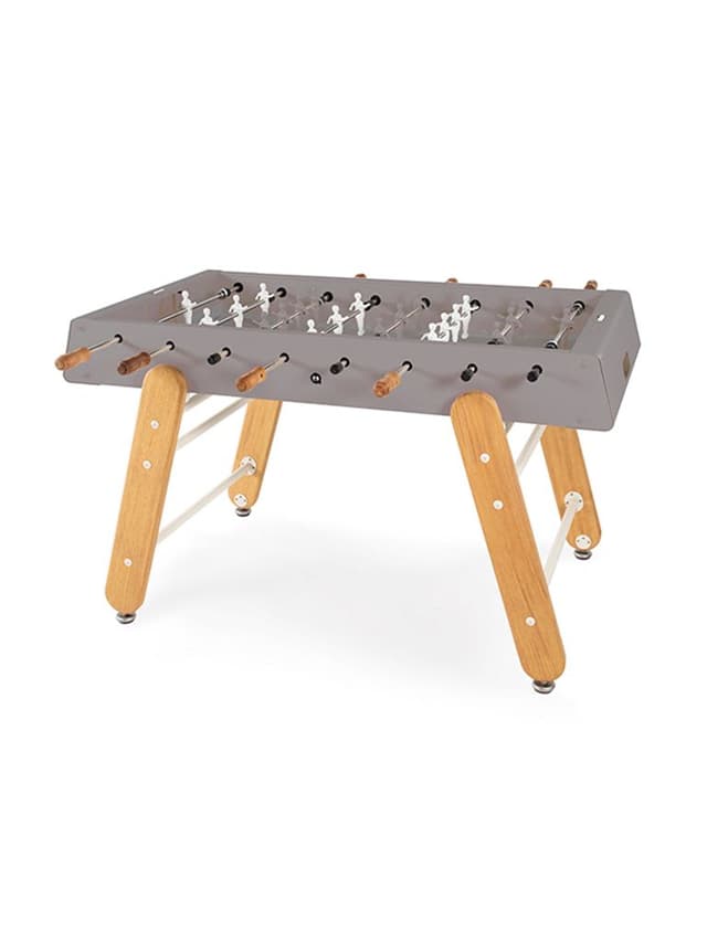 فرفيرة مصنوعة من الفولاذ رمادي آر إس برشلونة RS Barcelona Foosball Table Indoor - 719549