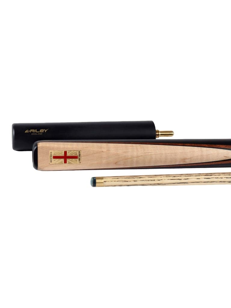 Riley England Ebony Series 4 - 3/4 Cut Snooker Cue