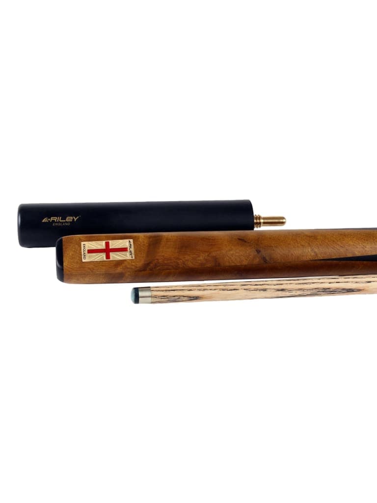 Riley England Ebony Series 9 - 3/4 Cut Snooker Cue