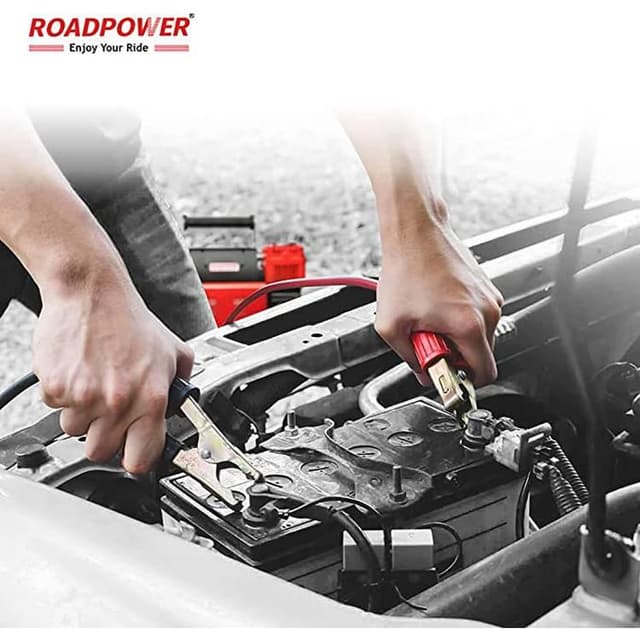 منفاخ اطارات 300 لتر في الدقيقة لون أسود من رود باور Roadpower Air Compressor