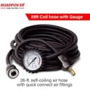 منفاخ اطارات 300 لتر في الدقيقة لون أسود من رود باور Roadpower Air Compressor