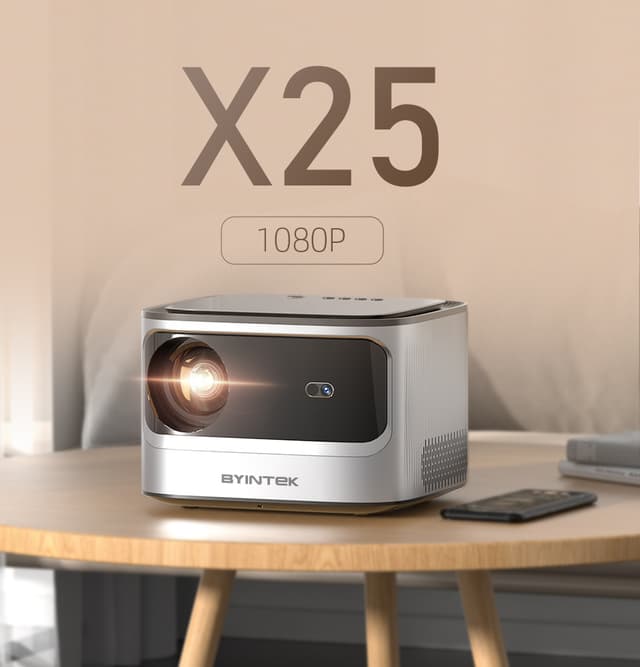 بروجكتر منزلي باينتك سكاي اكس 25 ذكي 1080 بكسل Byintek Sky X25 Full HD Projector