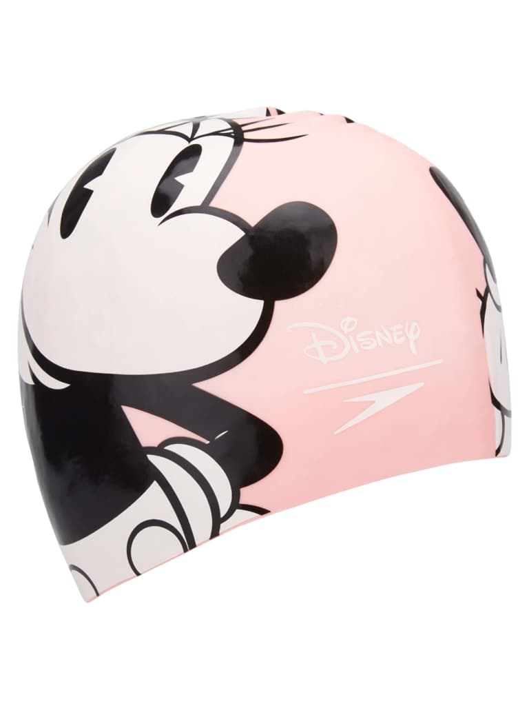 قبعة السباحة  سيليكون بطبعة ميني ماوس   مقاس واحد سبيدو  SPEEDO Disney Minnie Mouse Print Swimming Cap