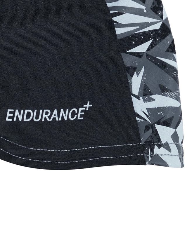 غطاء رأس للسباحة بلون أسود و أبيض وفحمي من سبيدو SPEEDO Boom Endurance + Swimming Cap Color Hyper Black/White/USA Charcoal