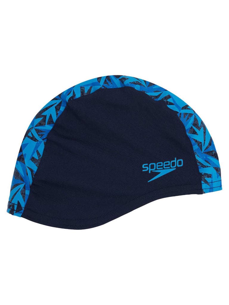 قبعة سباحة متعددة الألوان من سبيدو SPEEDO Boom Endurance + Swimming Cap Color Hyper True Navy/Pool/Blueflame