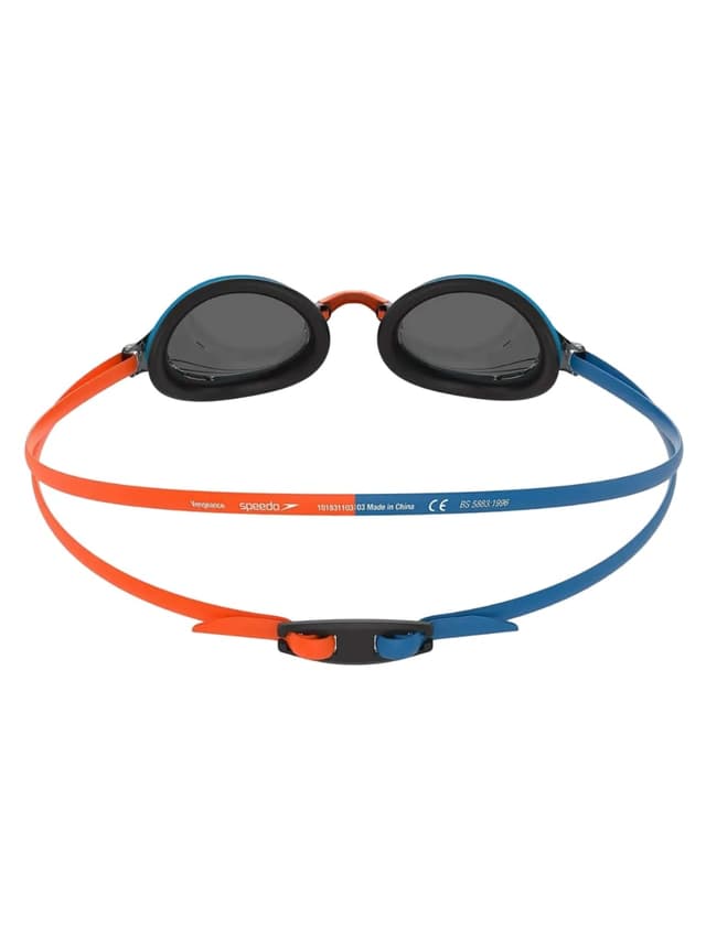 نظارة السباحة سيليكون برتقالي وازرق سبيدو SPEEDO Adult Vengeance Goggles - 304349