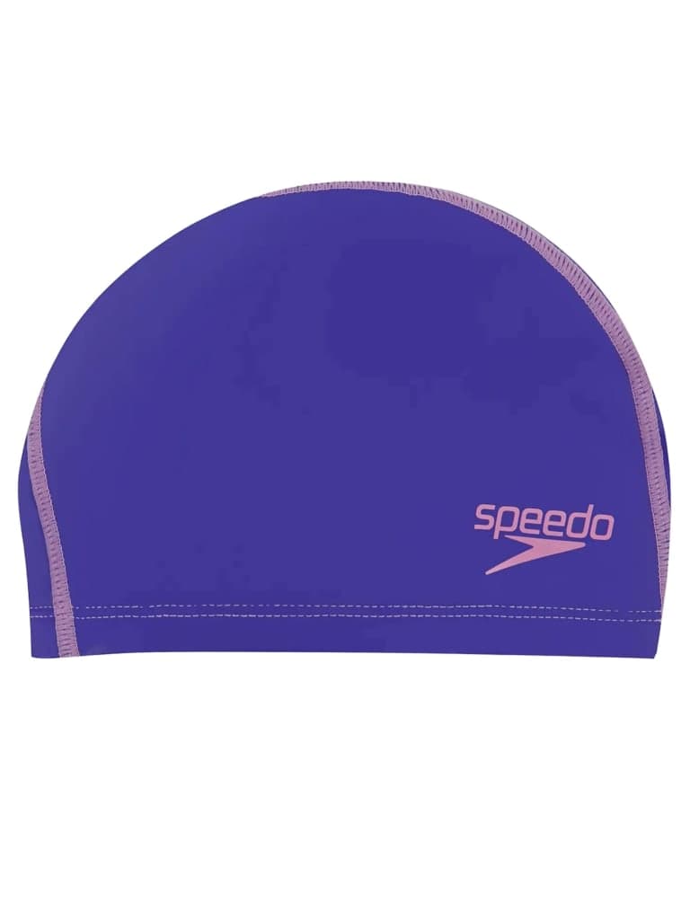 غطاء شعر للسباحة باللون الوردي من سبيدو SPEEDO Junior Long Hair Pace Cap - Purple/Pink