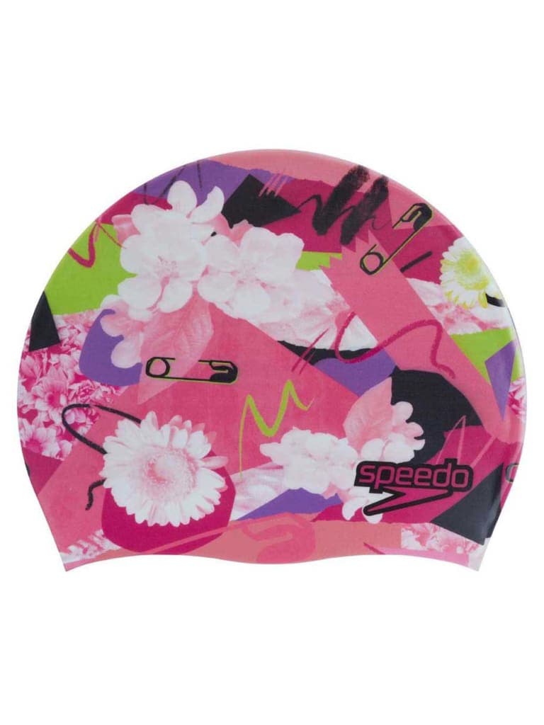 قبعة السباحة للأطفال مطبوعة مقاس واحد سبيدو  SPEEDO Junior Digitally Printed Cap