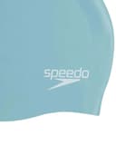 غطاء رأس للسباحة للبالغين مصنوع من السيليكون باللون الرمادي من سبيدو SPEEDO Adult Plain Moulded Silicone Cap Color Sage