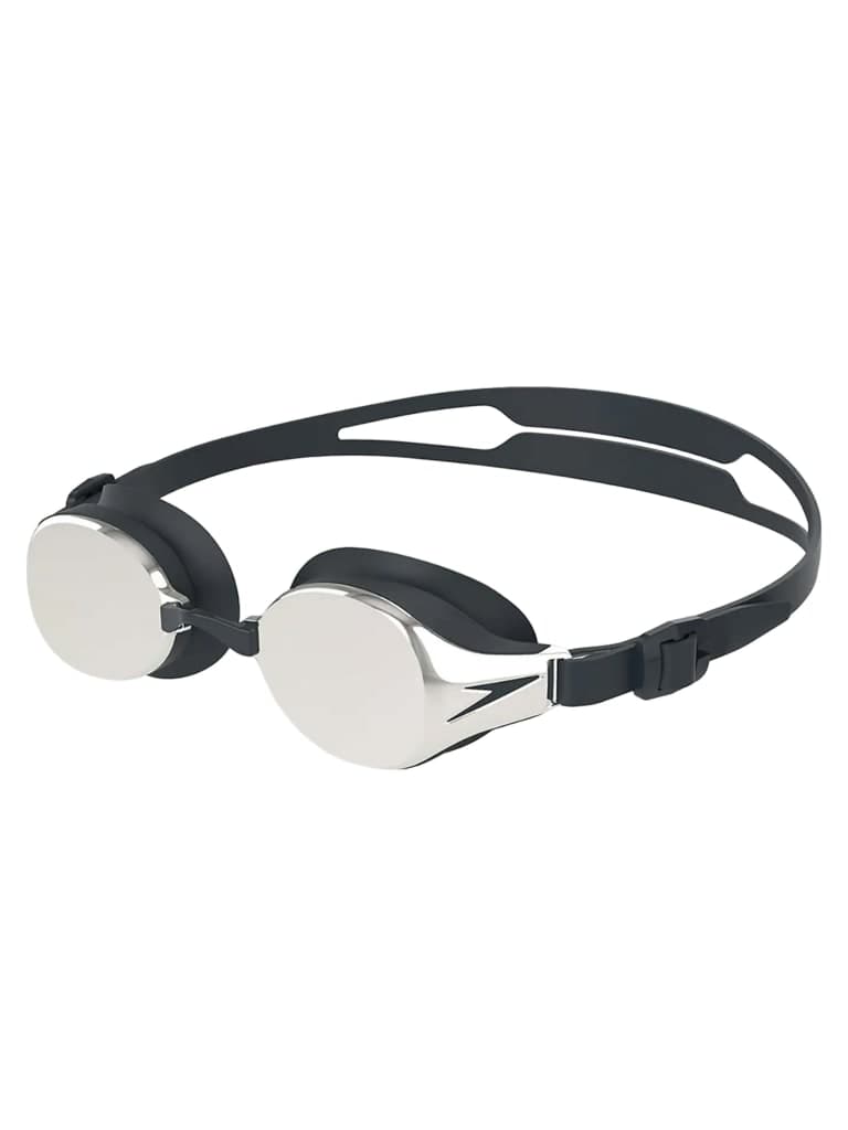 SPEEDO Adult Hydropure Mirror Goggles - Black/Silver