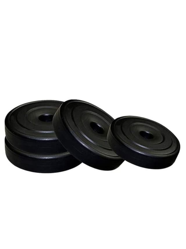 طقم اوزان منزلي 20 كجم مع دمبل و بارك مستقيم و مجعد من ستاج Stag Home Gym 5 Ft Straight And 3 Ft Curl Rod Set | 20 Kg