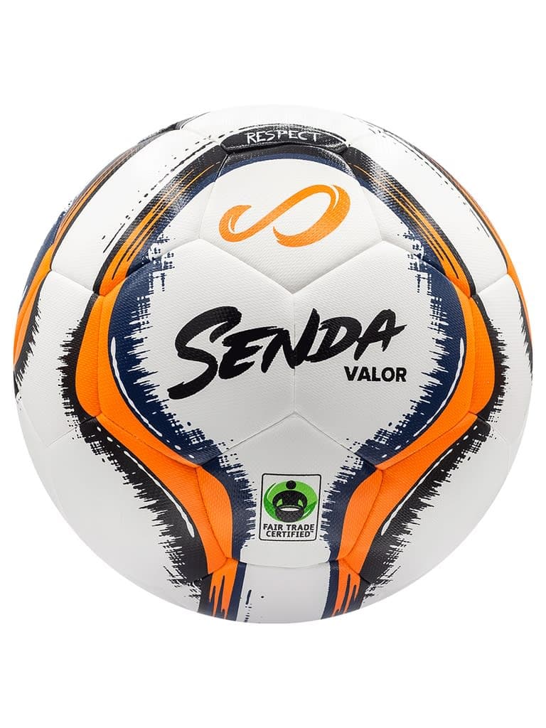 Senda Valor Match Soccer Ball Color Orange/Navy Blue
Size Size 5