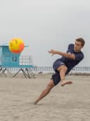 Senda Playa Beach Soccer Ball Color Orange/YellowSize Size 4