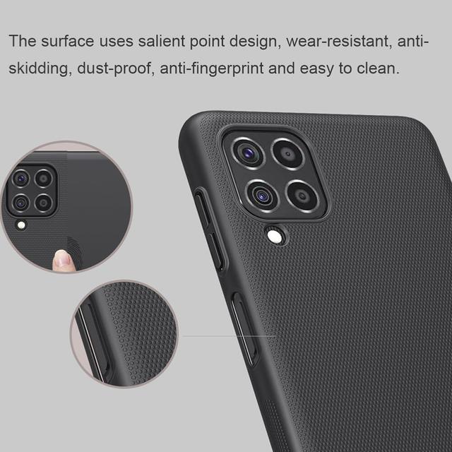 Nillkin Cover Compatible with Samsung Galaxy F62 / M62 Case Super Frosted Shield Hard Phone Cover [ Slim Fit ] [ Designed Case for Galaxy F62 / M62 ] - Black - SW1hZ2U6MTU5NzI4MQ==