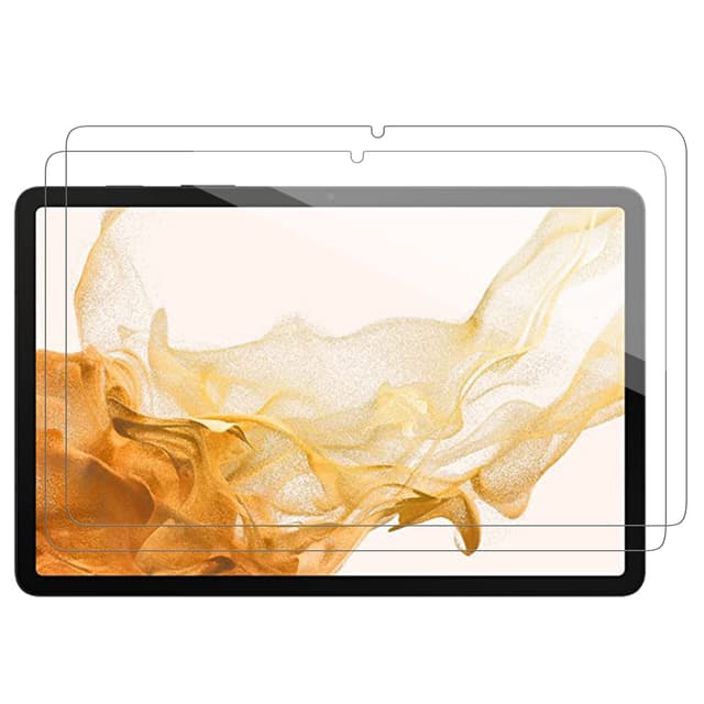 O Ozone Tempered Glass Screen Protector Compatible for Samsung Galaxy Tab S8 [2 Per Pack] Full Coverage, 9H Hardness ,Anti-Scratch [ Designed Screen Guard for Samsung Galaxy Tab S8 ]