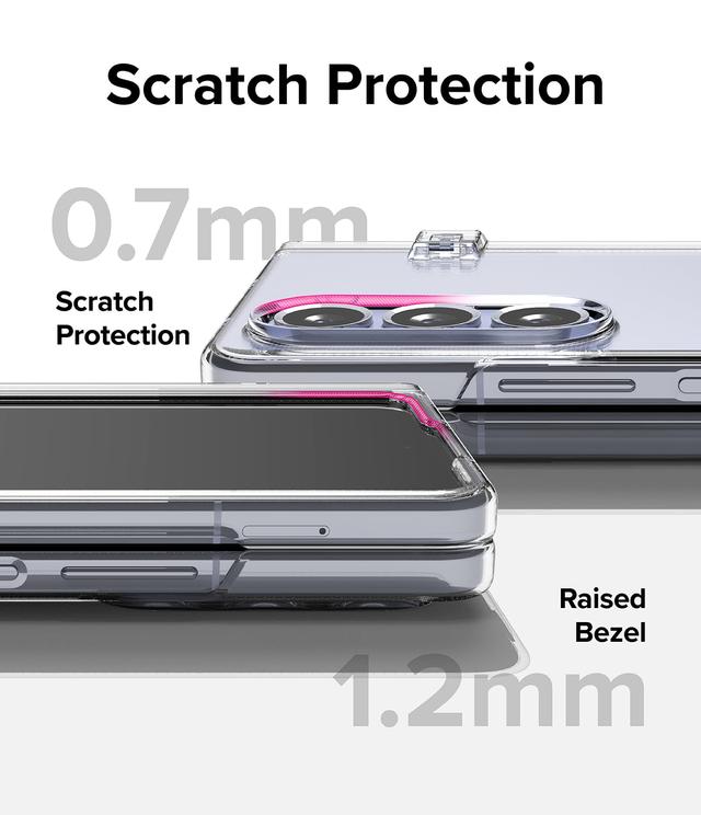 Ringke Slim Hinge Series Hard Cover Compatible with Samsung Galaxy Z Fold 5 Case Ultra-thin Hard PC Transparent Impact Resistant and Durable Protective Phone Case for Z Fold5 5G (2023) - Clear - SW1hZ2U6MTU5Njk0MA==