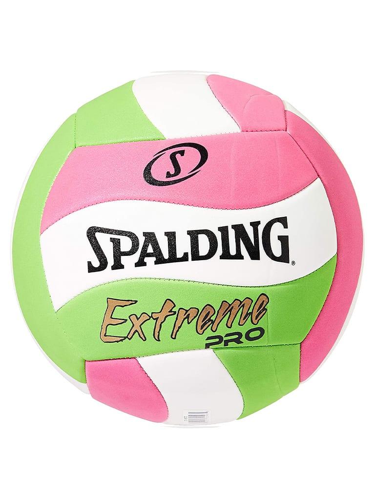 Spalding Extreme Pro Volleyball, Pink/Green/White
